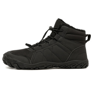 Scarpe Invernali Antiscivolo Yoris per Corsa e Trekking, Stivali da Neve a Cinque Dita, Foderati in Peluche, in Pelle Sintetica e Tessuto Oxford - Product Image 3