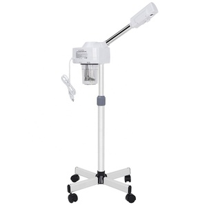 2-in-1 Nano Spray Facial Steamer Pure Black Magnifying Mirror Hydrating Salon Facial Machine Portable Bedroom - Product Image 5