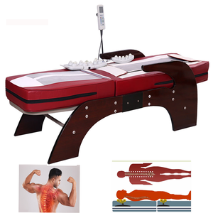 Pop Relax Terapia de cuidado de la columna Calefacción infrarroja Corea Rodillo de piedra de jade térmico Mesa de spa Cama de masaje caliente automática eléctrica - Product Image 1