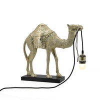 Statue d'animaux en résine 3D de haute qualité, avec lampe, pour décoration murale d'intérieur et de Table, éclairage Unique, Support classique, paquet d'une pièce