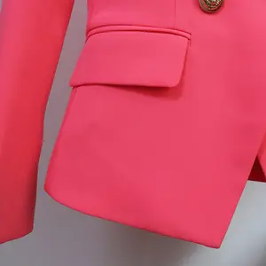2020 yeni gelenler sonbahar koleksiyonu yüksek kaliteli kadın eğlence ofis blazer ceket