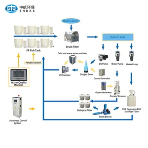 Système de culture de poisson tilapia, poissons, haute efficacité, commercial, recirculation, <span class=keywords><strong>prix</strong></span> d'usine - Product Image 6