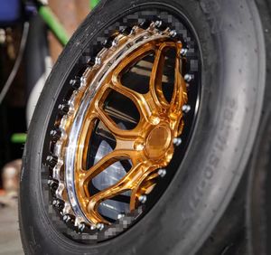 Jantes de voiture de course Beadlock forgées sur mesure de luxe 5x114.3 à profil profond concave de 15, 17, 18, 20 pouces pour Nissan R35 et <span class=keywords><strong>Corvette</strong></span> - Product Image 4