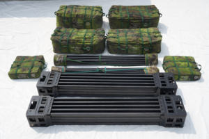 Nueva Carpa de Verano Personalizada Grande de Una Habitación, Portátil, Impermeable, Color Verde Militar, para 40 Personas, Alojamiento para Comando de Base - Product Image 2