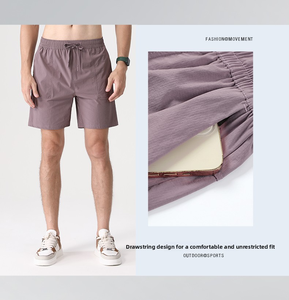 Shorts pour hommes de qualité supérieure, décontractés, taille mi-haute, écologiques, à séchage rapide, pour l'entraînement, le jogging, la salle de sport et la course athlétique - Product Image 3