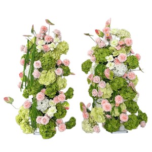 High Quality Pink Green <b>Artificial</b> <b>Flower</b> Arch Cake Tower Wedding Christmas Decoration Hydrangeas <b>Flowers</b> <b>Artificial</b> Floral Ball - Product Image 6