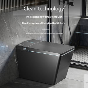 สุขภัณฑ์ราคาส่งถูก โถสุขภัณฑ์อัจฉริยะแบบชิ้นเดียว พร้อมระบบชำระล้างอัตโนมัติ โถสุขภัณฑ์สมัยใหม่ทรงสี่เหลี่ยมสำหรับห้องน้ำ - Product Image 2