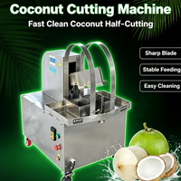 Automatische Hochleistungs-Produktionslinie aus Edelstahl 304 für Kokoswassergetränke mit Kokosnuss-Schneidemaschine