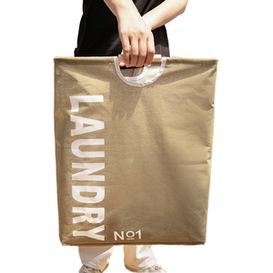 Oxford Large Capacity Foldable <strong>Laundry</strong> <strong>Basket</strong> with Customizable Storage Bag Waterproof Lid for <strong>Small</strong> Bathrooms Clothes Storage - Product Image 1