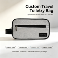 Cosmetische tas met rasterpatroon, make-uptasje met handvat, ritssluiting, multifunctionele toilettas, etui, draagbare organizer