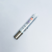 Pompe cosmétique à double chambre acide acrylique 15ml Obm Odm Double Tube Pompe de séparation sans bouteille de gaz avec double pompe