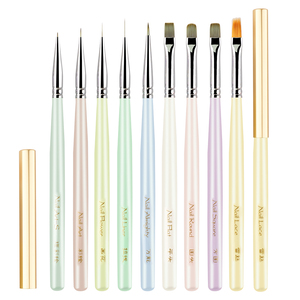 Hot 1/9-Piece <strong>Nail</strong> Cleaning <strong>Brush</strong> Macaroon Color <strong>Nail</strong> Liner <strong>Brushes</strong> Acrylic Private Label For Home And <strong>Nail</strong> Salon Nagelburste - Product Image 2