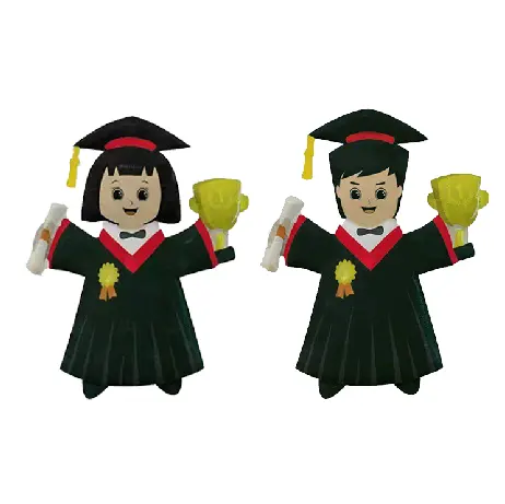 Graduation Ballon Graduation Gift Cartoon Terug Naar School Decoratie Felicitatie Graduation Ballon