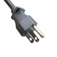 Câble d'alimentation USA NEMA 5-15P, 10A 15A 125V, gaine en PVC, chargeur, câble électrique AC, prise 3 broches, cordon d'alimentation pour ordinateur portable