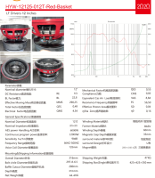 Subwoofer américain de 12 pouces sous les sièges, subwoofers audio, subwoofer de 15 pouces adapté au concours SPL de car audio