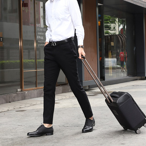Valise de voyage extensible en tissu Oxford 16 pouces avec roulettes pivotantes pour hommes et femmes - Product Image 4