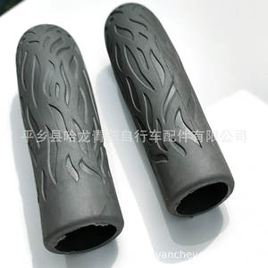 Poignées de guidon de vélo 22,2 mm TPR antidérapantes grises pour VTT - Product Image 4