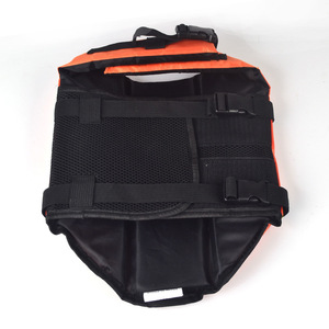 Dog Life Jacket Orange Reflective Strips Buoyancy For <b>Small</b> Medium Large Dogs Drifting Outdoor Use - Product Image 2