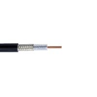 Cable Coaxial RG6 Estándar Europeo para Cámaras CCTV y CATV, 75 Ohmios, Cable de Alimentación de Cobre Trenzado, Certificado CE, Revestimiento de PVC