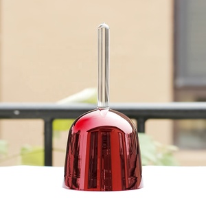 Núi mưa cao thạch anh pha lê hát Bát 432/440Hz 5.25-8.75 inch Màu đỏ C Lưu ý Chakra thiết kế chữa bệnh thủ công tinh thể khác - Product Image 4