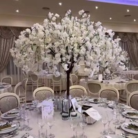Arbre à fleurs de cerisier en fibre de verre, durable, écologique, aspect réaliste et naturel, pour salle de banquet, café, aménagement paysager intérieur