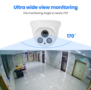 กล้องวงจรปิด PoE IR แบบโดมสำหรับภายนอกอาคาร ความละเอียด 5MP ปรับหมุนได้ เลนส์ 2.7-12 มม. เชื่อมต่อผ่าน RJ45 ไมโครโฟนในตัว ตรวจจับความเคลื่อนไหว รองรับ NVR 360 - Product Image 2