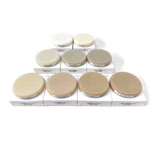 قرص <span class=keywords><strong>PMMA</strong></span> أحادي الطبقة للأسنان الوردية الشفافة البيضاء A1-D4، مواد تبييض وتركيبات أسنان مؤقتة للتيجان والجسور والأسنان الاصطناعية للمختبرات والعيادات - Product Image 6