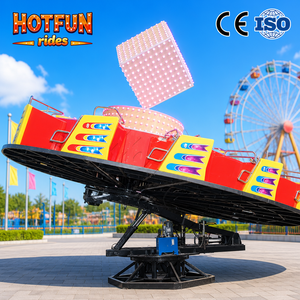 Robusto equipo de <span class=keywords><strong>parque</strong></span> de atracciones al aire libre de 32 asientos, atracción de plataforma giratoria voladora para proyectos profesionales de parques de atracciones - Product Image 5