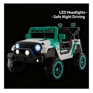 Voiture électrique pour enfants, véhicule à batterie avec musique, lumières et télécommande, modèle 2025, aventure en plein air - Product Image 6