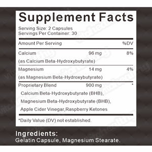 Cápsulas Vitahealthy KetoBHB, Cápsulas Quemagrasas, Pastillas Adelgazantes Veganas, Control de Peso, Fitness, BHB, Pastillas para Dieta Cetogénica, Suplemento Herbal - Product Image 6