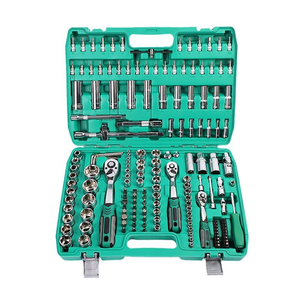 Juego de herramientas de reparación manual de alta calidad OEM de 172 piezas, con llave de trinquete y juego de vasos, para automóviles, motocicletas y bicicletas. - Product Image 1