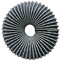Tuyau flexible de conduit de Ventilation de tissu de polyester maintenu par PVC en spirale ignifuge