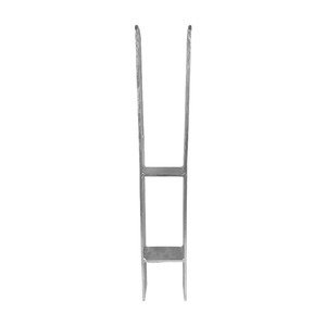 Anclaje de tierra de soporte de poste H galvanizado de 600 mm de longitud para valla pérgola cochera - Product Image 2