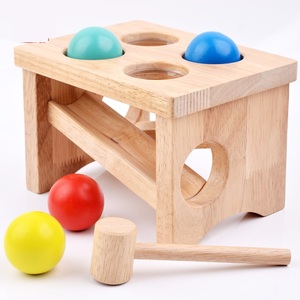 Tap libras banco de juguete de madera golpeando juego martillo Banco juguetes para niños de regalo de Navidad para los niños - Product Image 3
