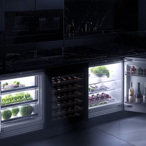 Réfrigérateur <span class=keywords><strong>encastrable</strong></span> double, refroidissement par air, sans givre, ultra-fin, petit modèle domestique, combiné et dissimulé - Product Image 6