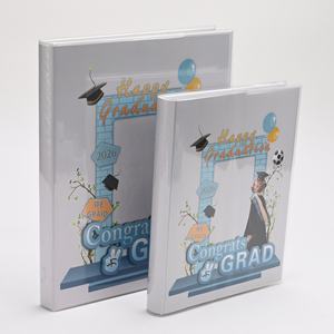 Album photo de souvenirs de remise de diplôme en stock, 6x8 8x10 pouces avec pochette en PVC transparent, style <span class=keywords><strong>annuaire</strong></span> scolaire, album de collection de valeur - Product Image 6