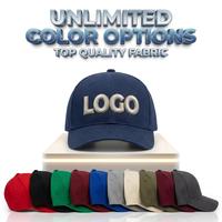 Gorra de Béisbol Casual de 6 Paneles de Algodón para Primavera y Verano, Bordado 3D Unisex, Logotipo Personalizado, Talla Ajustable