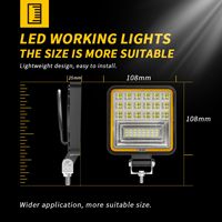 4 Inch 126W Wide Field View LED Work Light Front Aperture Modification Exterior Accessories for Off-Road Car Inspection