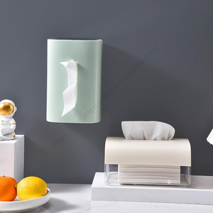 Boîte de rangement murale en plastique pour mouchoirs, distributeur de serviettes de table et de papier, pour vente en gros - Product Image 5