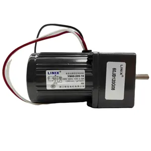 Vendite calde LINIX micro motore 60mm telaio 10w motore elettrico ac YN60-10Z costruito in motore di smorzamento