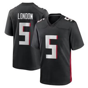 Vente en gros de maillots de football américain brodés <span class=keywords><strong>Atlanta</strong></span> noirs # 9 Michael Penix Jr. # Uniforme de football 18 Kirk Cousins - Product Image 3