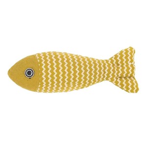 Jouets pour chats : Ensemble de jouets à mâcher durables et réalistes en forme de poisson, en lin, avec herbe à chat, pour chatons en pleine dentition - Product Image 5