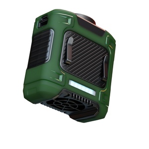 Portable Wearable Fans Rechargeable 10000mAh USB Waist Fan With <b>Emergency</b> <b>Light</b> for Outdoor Hiking - Product Image 4