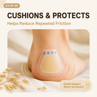 Pansement hydrocolloïde à haute absorption |   Patch pour les pieds à coussinets épais pour la prévention et le soin des ampoules au talon