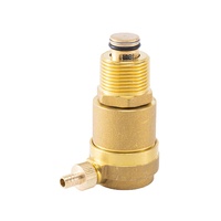 Vanne de purge automatique thermostatique latérale en laiton de qualité supérieure 1/2\" DN15 pour chauffe-eau solaire et CVC