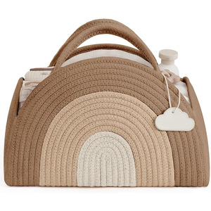 Bông dây bé tã Caddy tổ chức Giỏ Lớn bé tắm Caddy Vườn Ươm bin sơ sinh cần thiết giỏ - Product Image 4