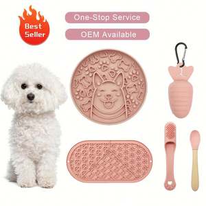 Productos para Mascotas en Tendencia: Comederos Lentos Automáticos de Silicona de Grado Alimenticio para Perros con Ventosa, Resistentes al Calor y Libres de BPA - Product Image 3