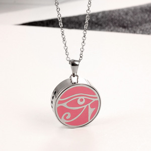 Stainless Steel Classic Essential Oil Diffuser <b>Locket</b> Aromatherapy Pendant - Product Image 4