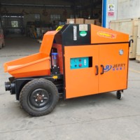 Pompe à béton électrique mobile de petite taille à haute efficacité pour le coulage de colonnes structurelles secondaires