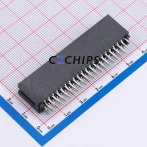 HED80LP03BK Gold Finger Connector Through hole Component (THT),P=1.27mm Connector EDGE SLOT 1.27mm 80P Through Hole - Product Image 2